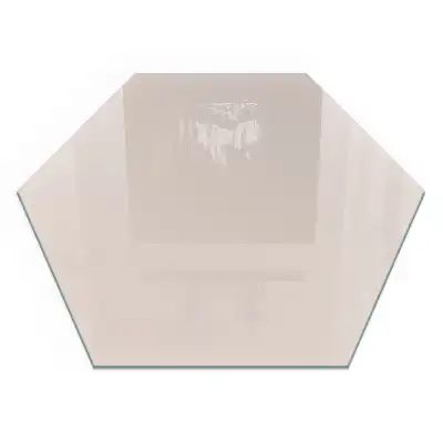 Socle de cheminée hexagonal rose pâle