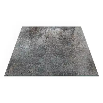 Plaque de sol carrée pour cheminée à texture brute