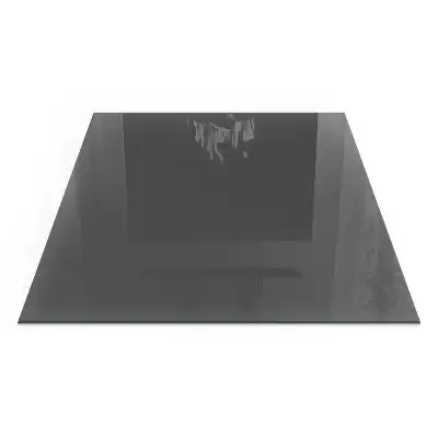 Plaque de sol carrée pour cheminée gris-brun