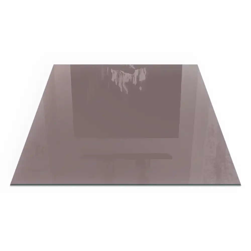 Plaque de sol carrée pour cheminée couleur beige