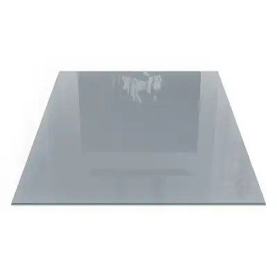 Plaque de sol carrée pour cheminée couleur grise