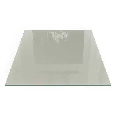 Plaque de sol carrée pour cheminée gris-vert