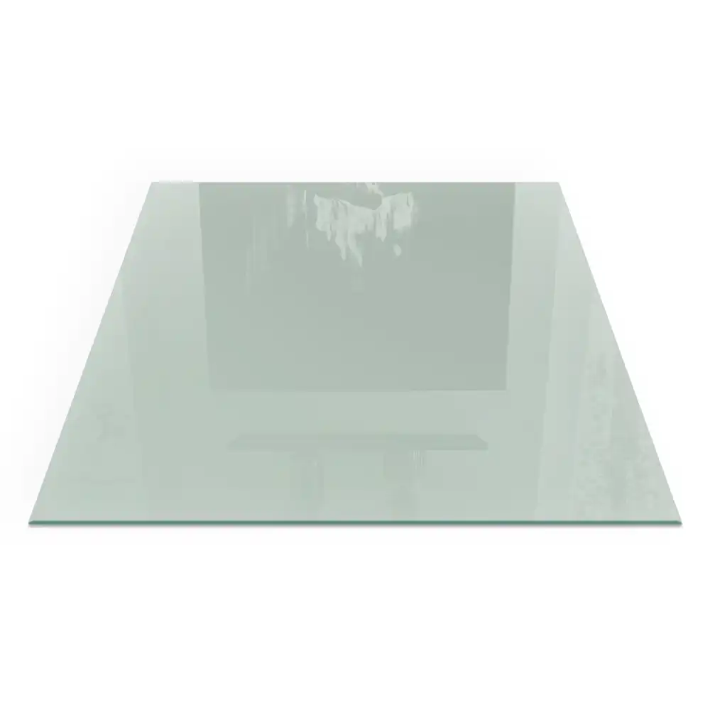 Plaque de sol carrée pour cheminée vert clair
