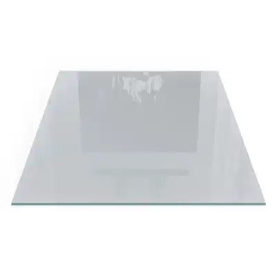 Plaque de protection carrée grise pour cheminée