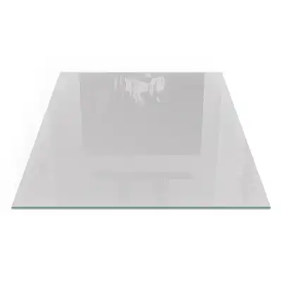 Plaque de protection carrée pour cheminée gris