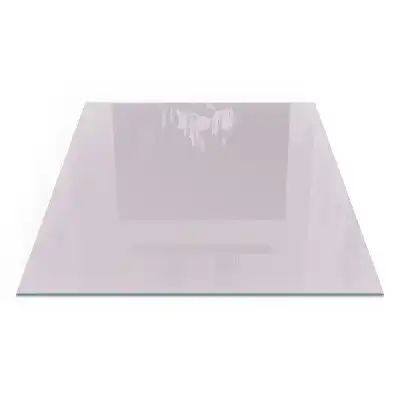 Plaque de sol carrée pour cheminée violet clair