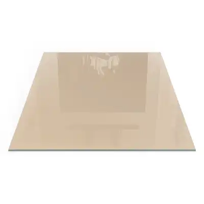 Plaque de sol carrée pour cheminée couleur beige
