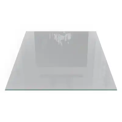Plaque de sol carrée pour cheminée gris clair