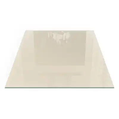 Plaque de sol carrée pour cheminée couleur beige