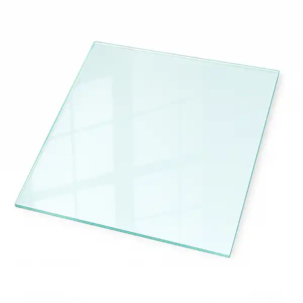 Plaque de sol de protection en verre transparent pour poêle