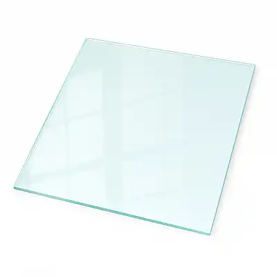 Plaque de sol de protection en verre transparent pour poêle