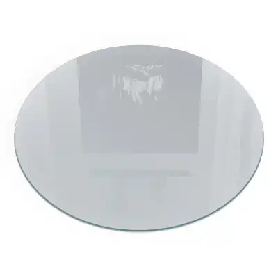 Plaque de sol ronde pour cheminée couleur grise