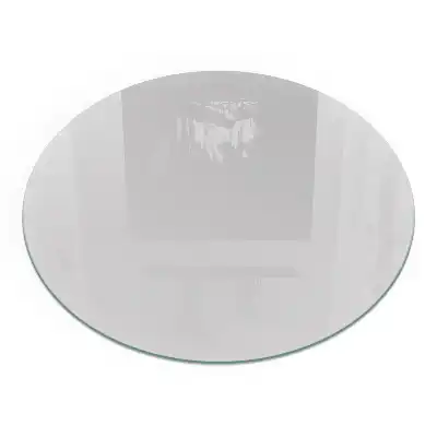 Plaque de sol ronde pour cheminée couleur grise
