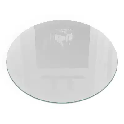 Plaque de sol ronde pour cheminée couleur grise