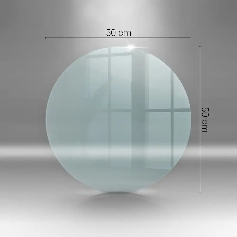 Plaque de sol pour poêle en verre transparent