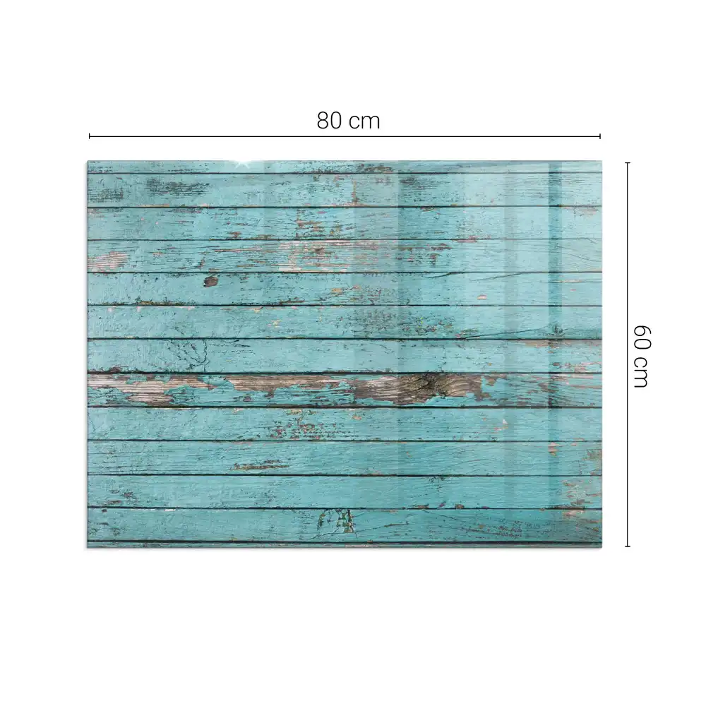 Plaque de sol rectangulaire en verre pour cheminée d'angle style rustique