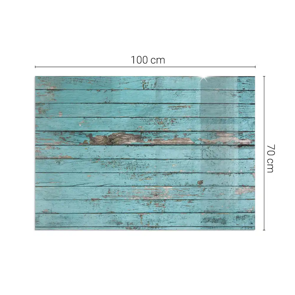 Plaque de sol rectangulaire en verre pour cheminée d'angle style rustique