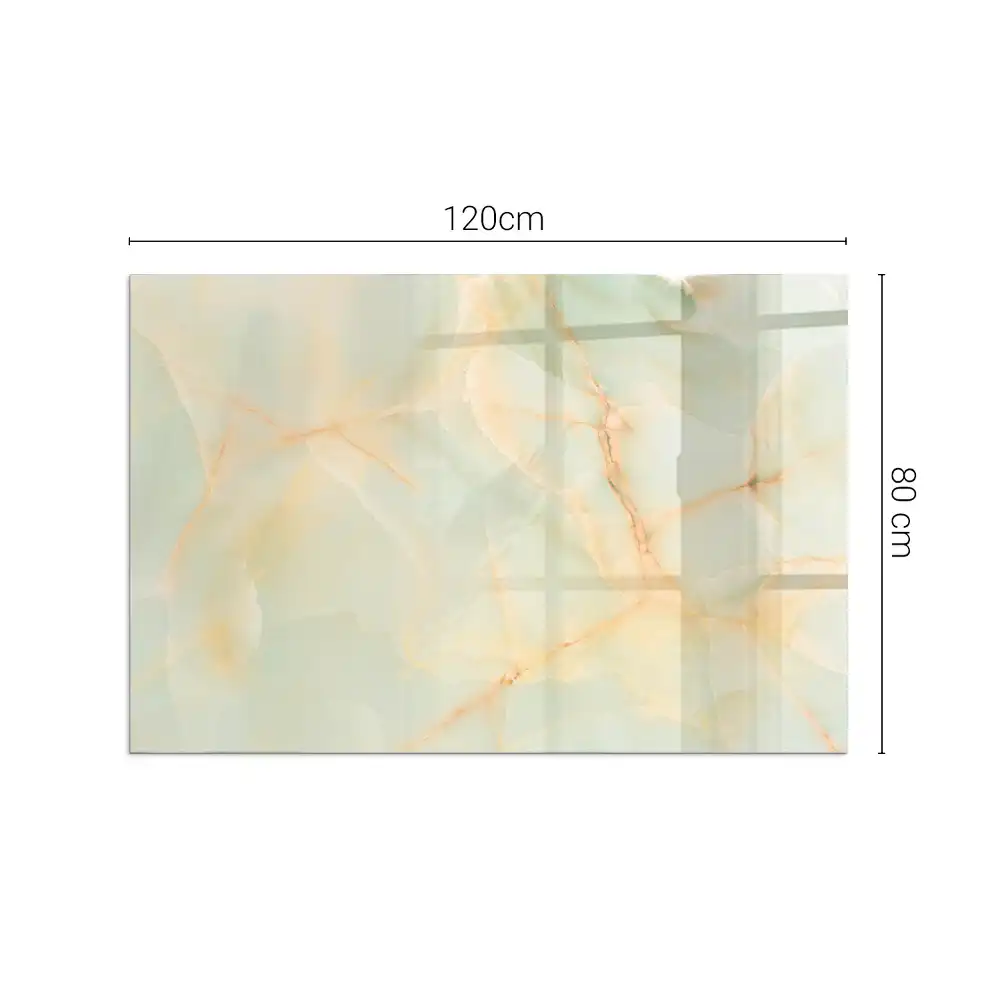Plaque de sol rectangulaire pour poêle à bois motif marbre abstrait