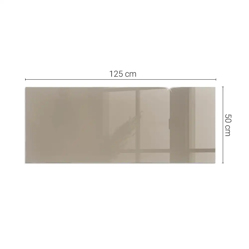Plaque de sol rectangulaire pour poêle à bois couleur brune