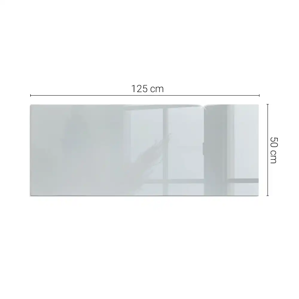 Plaque de sol rectangulaire pour poêle à bois grise