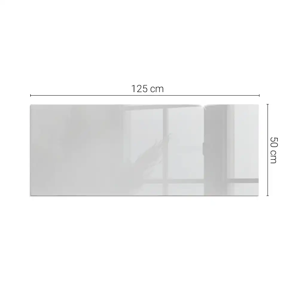 Plaque de sol rectangulaire pour poêle à bois grise