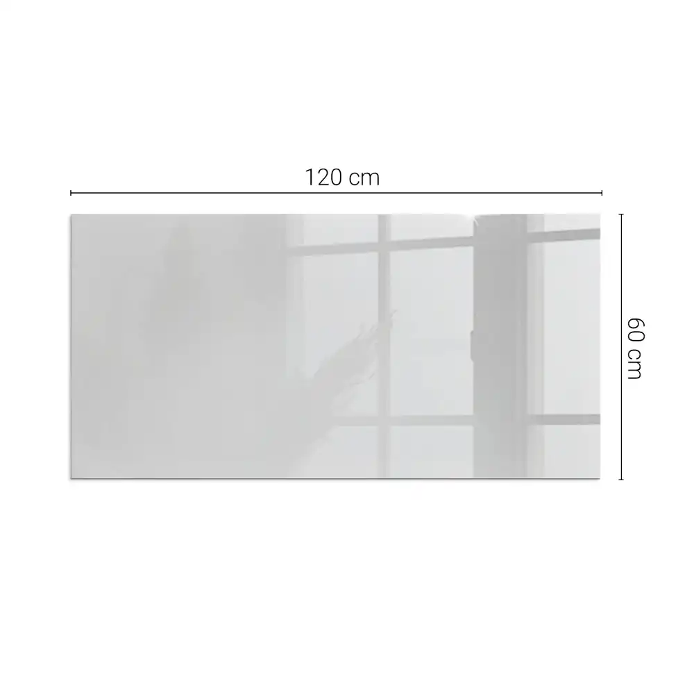 Plaque de sol rectangulaire pour poêle à bois grise
