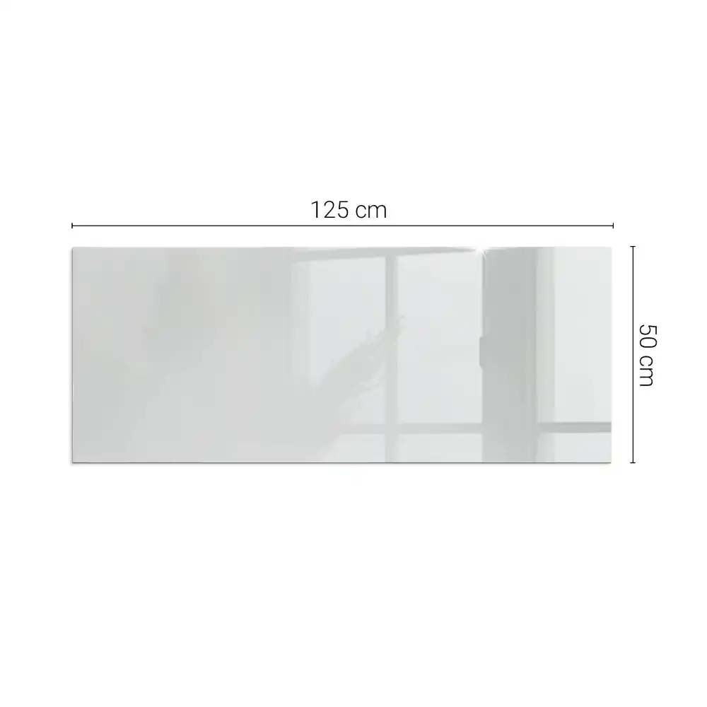 Plaque de sol rectangulaire pour poêle à bois grise