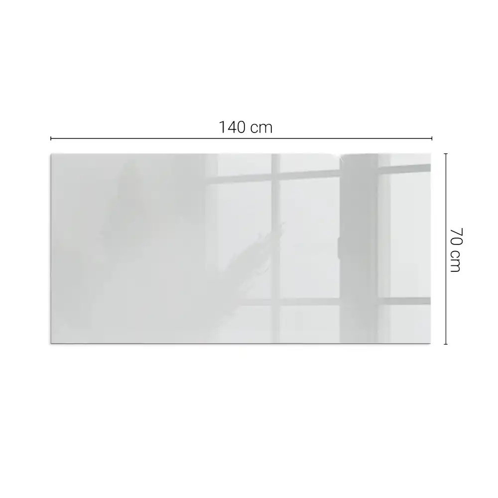 Plaque de sol rectangulaire pour poêle à bois grise