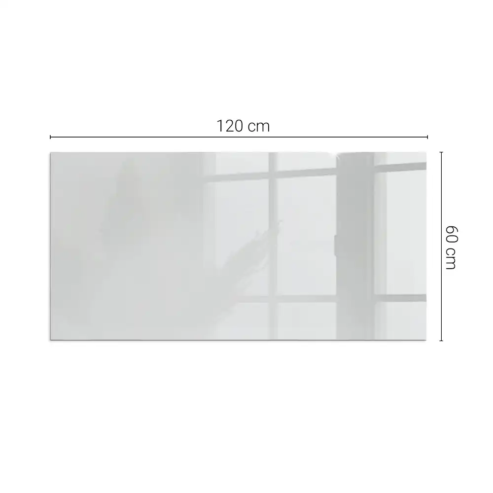 Plaque de sol rectangulaire pour poêle à bois grise