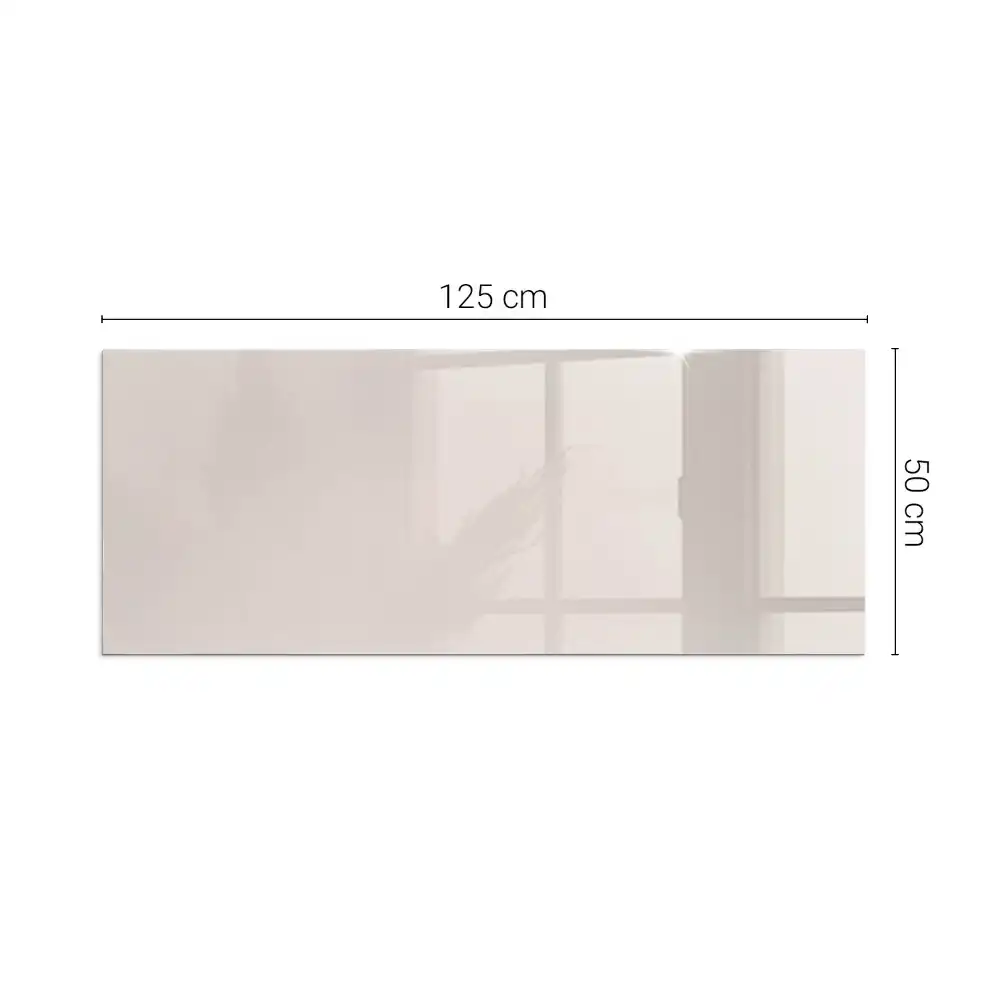 Plaque de sol rectangulaire en verre pour cheminée d'angle rose pâle