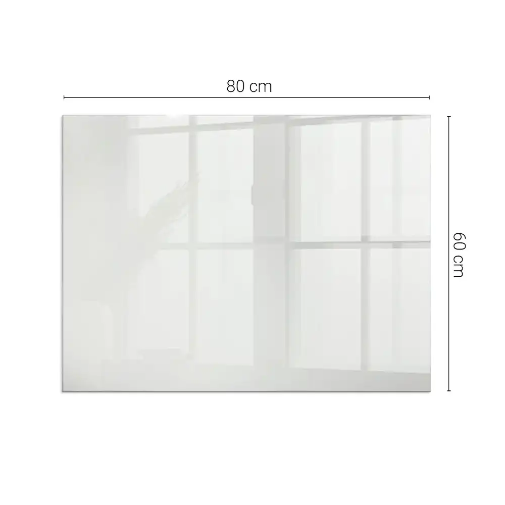 Plaque de sol rectangulaire pour poêle à bois grise