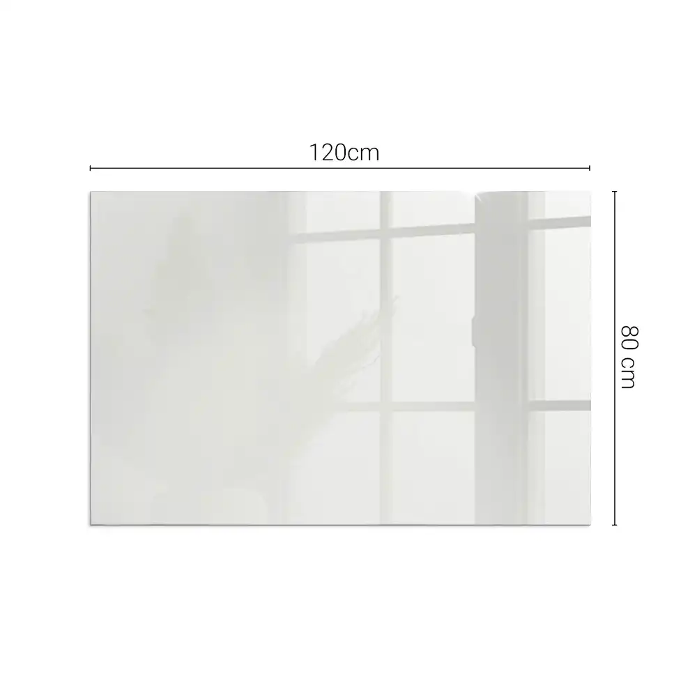Plaque de sol rectangulaire pour poêle à bois grise