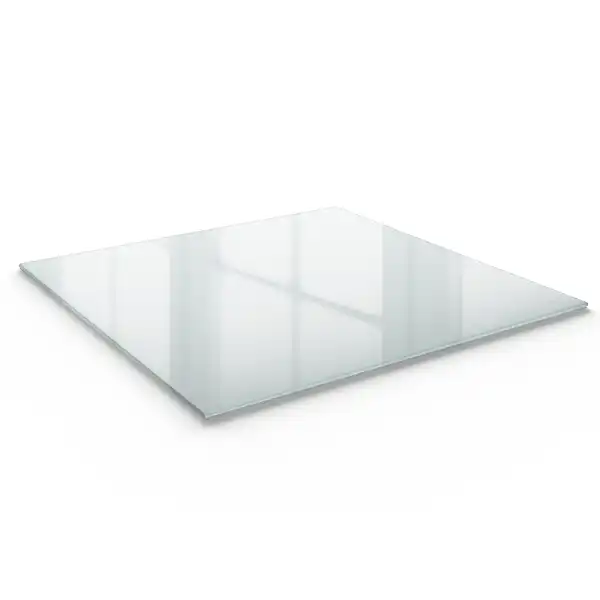 Plateau de table effet verre givré