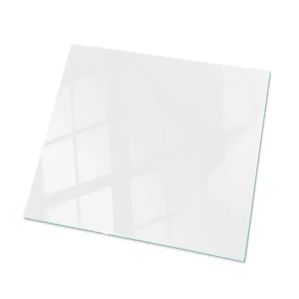 Plateau de table carré blanc uni