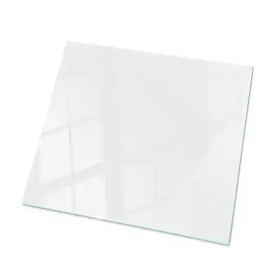 Plateau de table carré blanc uni