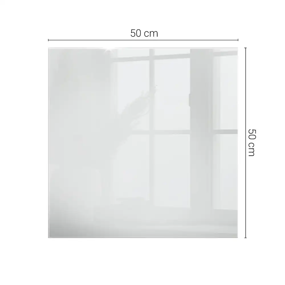 Plateau de table carré blanc uni