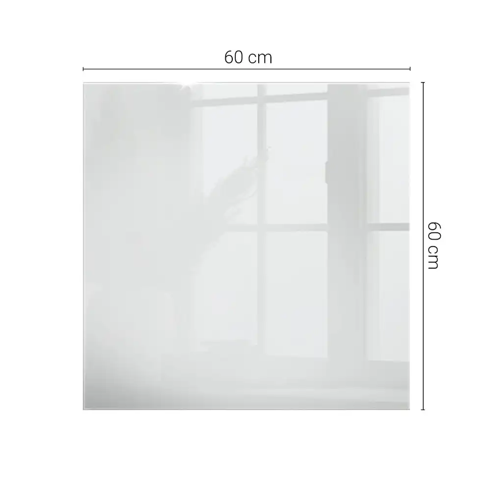 Plateau de table carré blanc uni