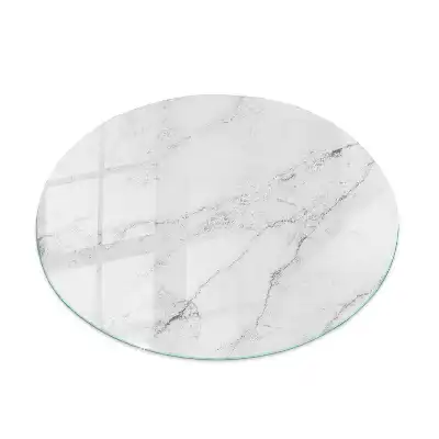 Plateau de table rond motif marbre