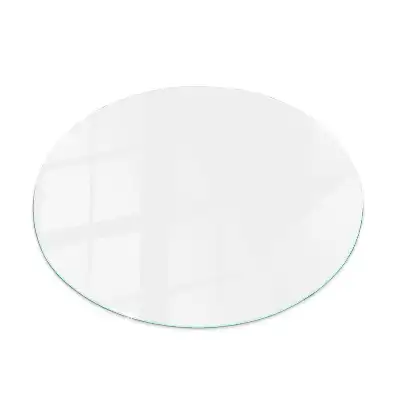 Dessus de table rond blanc à surface lisse