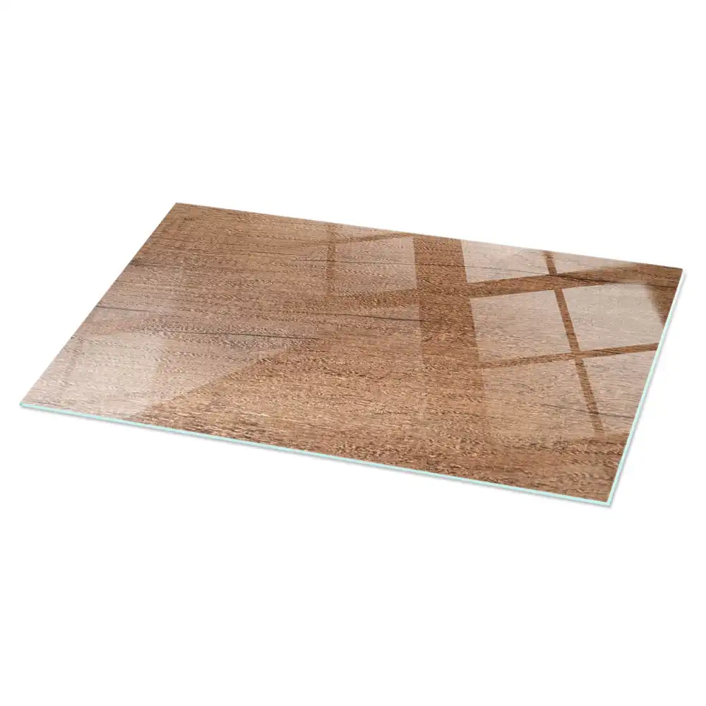 Plateau rectangulaire en bois naturel