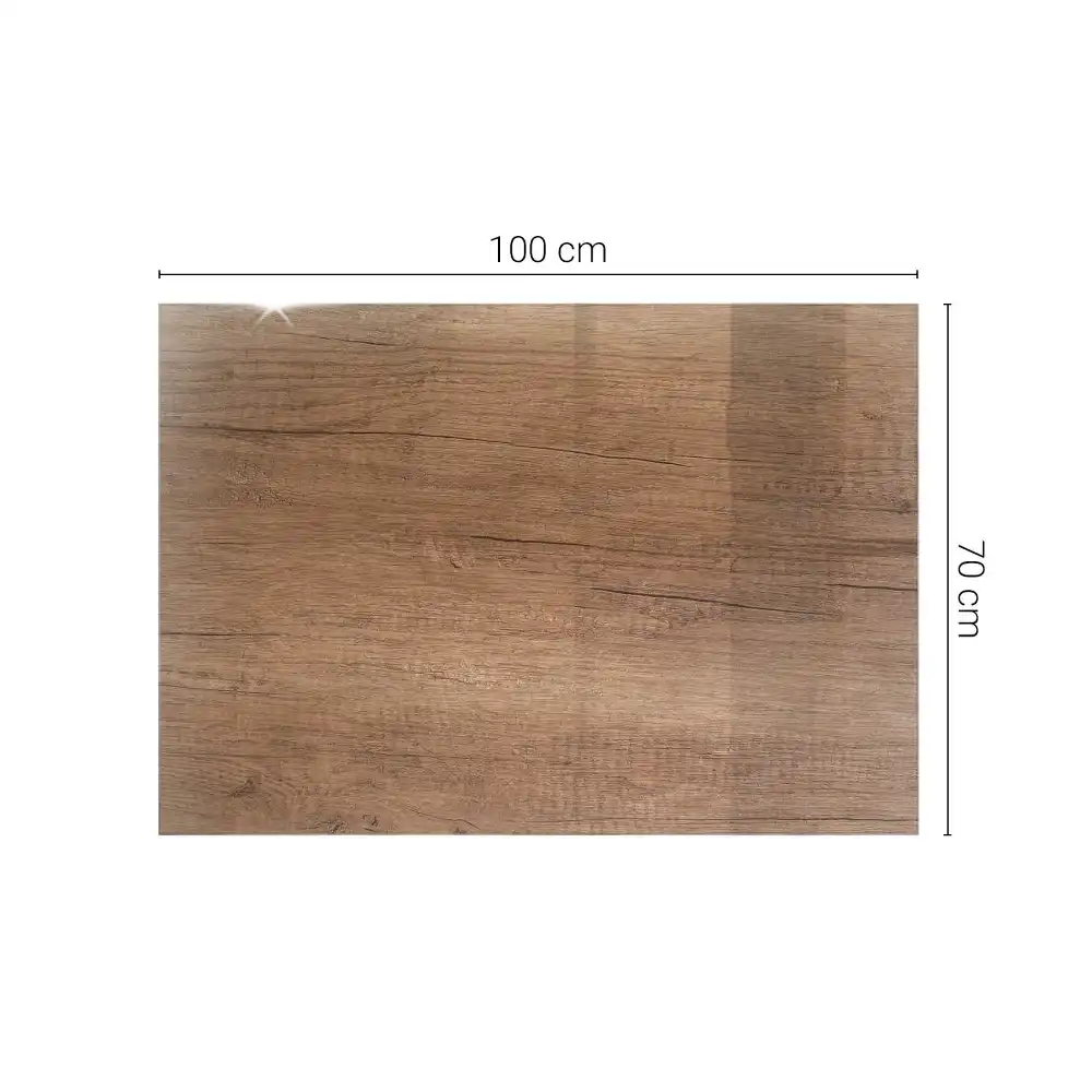 Plateau rectangulaire en bois naturel
