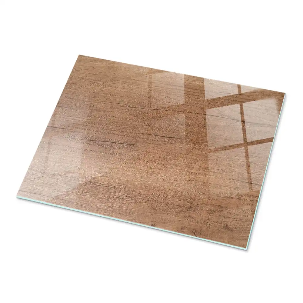 Plateau rectangulaire en bois naturel
