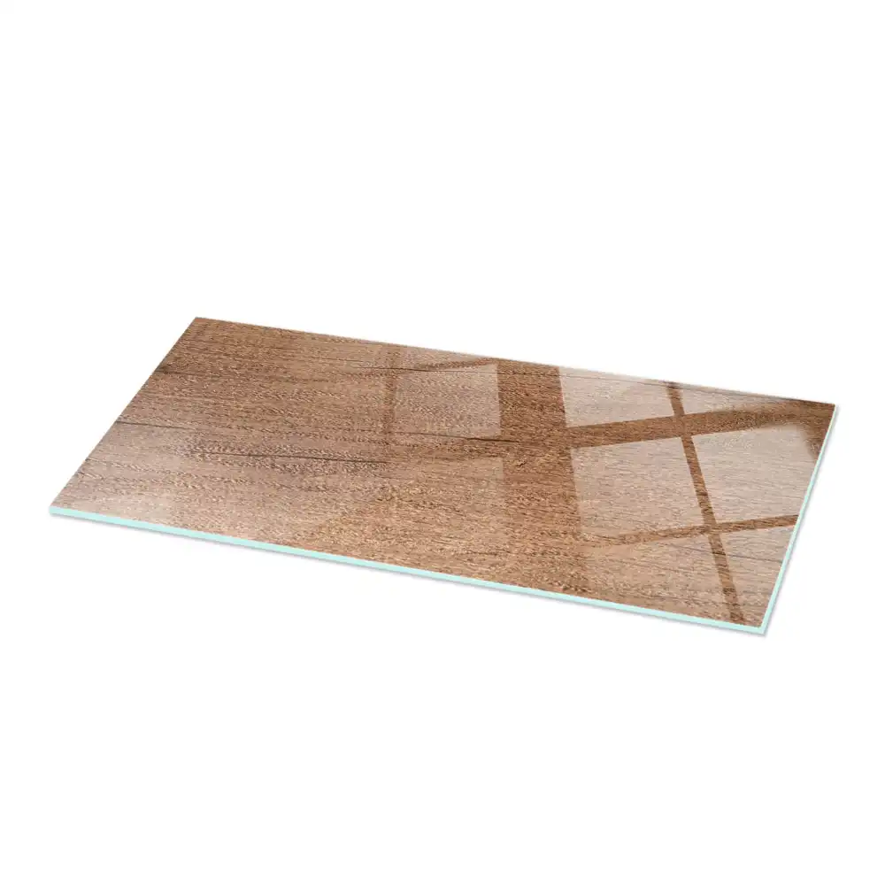 Plateau rectangulaire en bois naturel