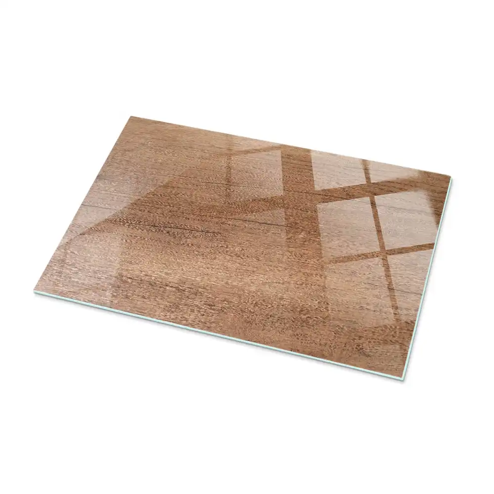 Plateau rectangulaire en bois naturel