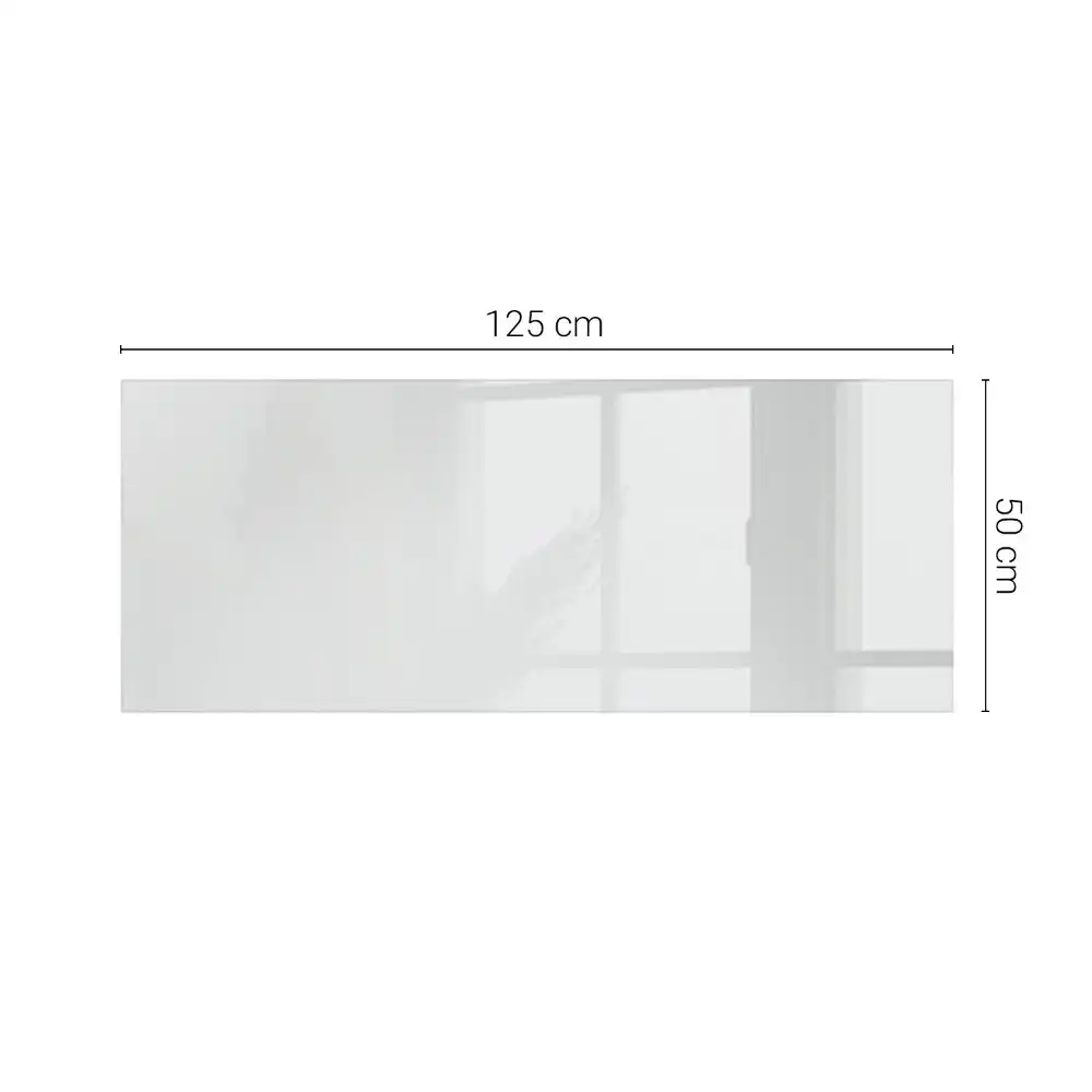 Plateau rectangulaire en verre blanc pur