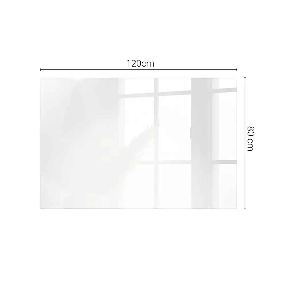 Plateau rectangulaire en verre blanc pur