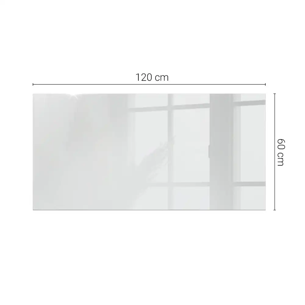 Plateau rectangulaire en verre blanc pur