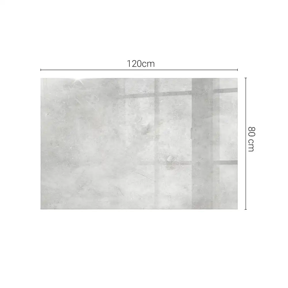 Plateau de table rectangulaire en béton avec surface rayée