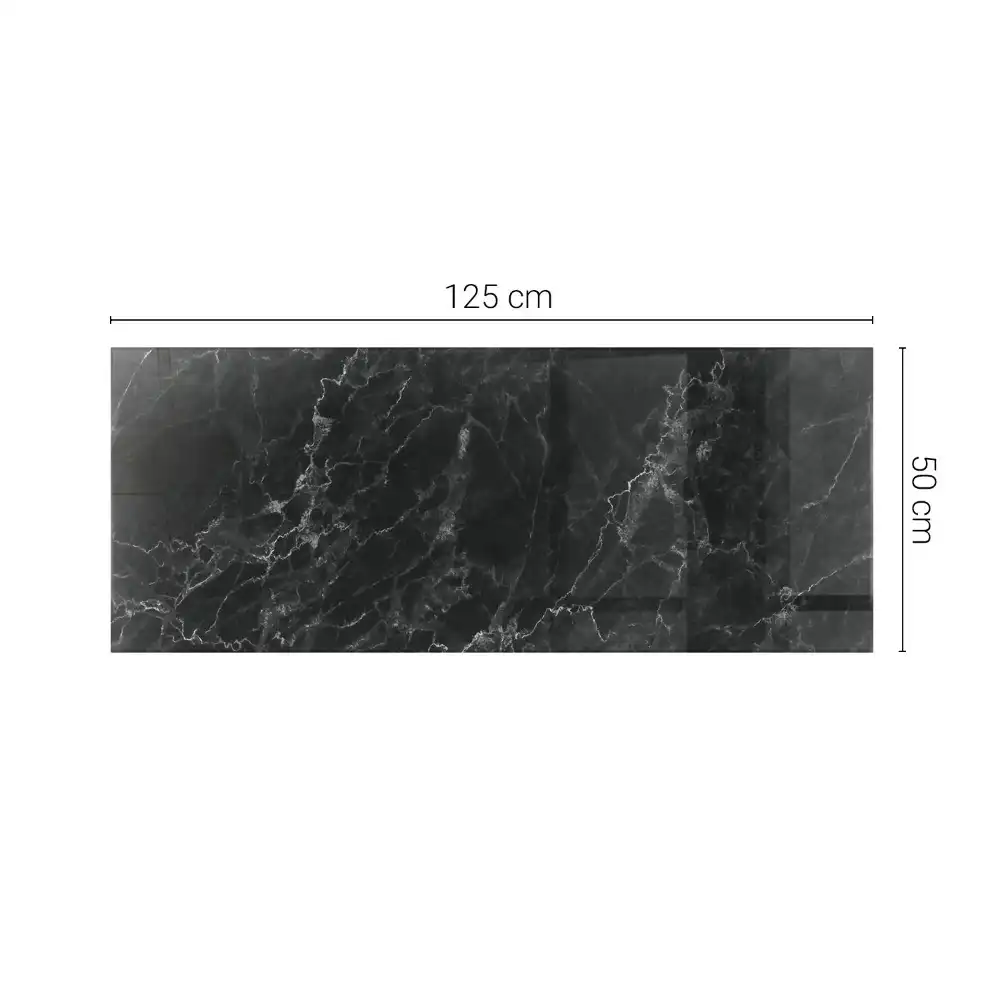 Plateau rectangulaire en marbre à veines délicates