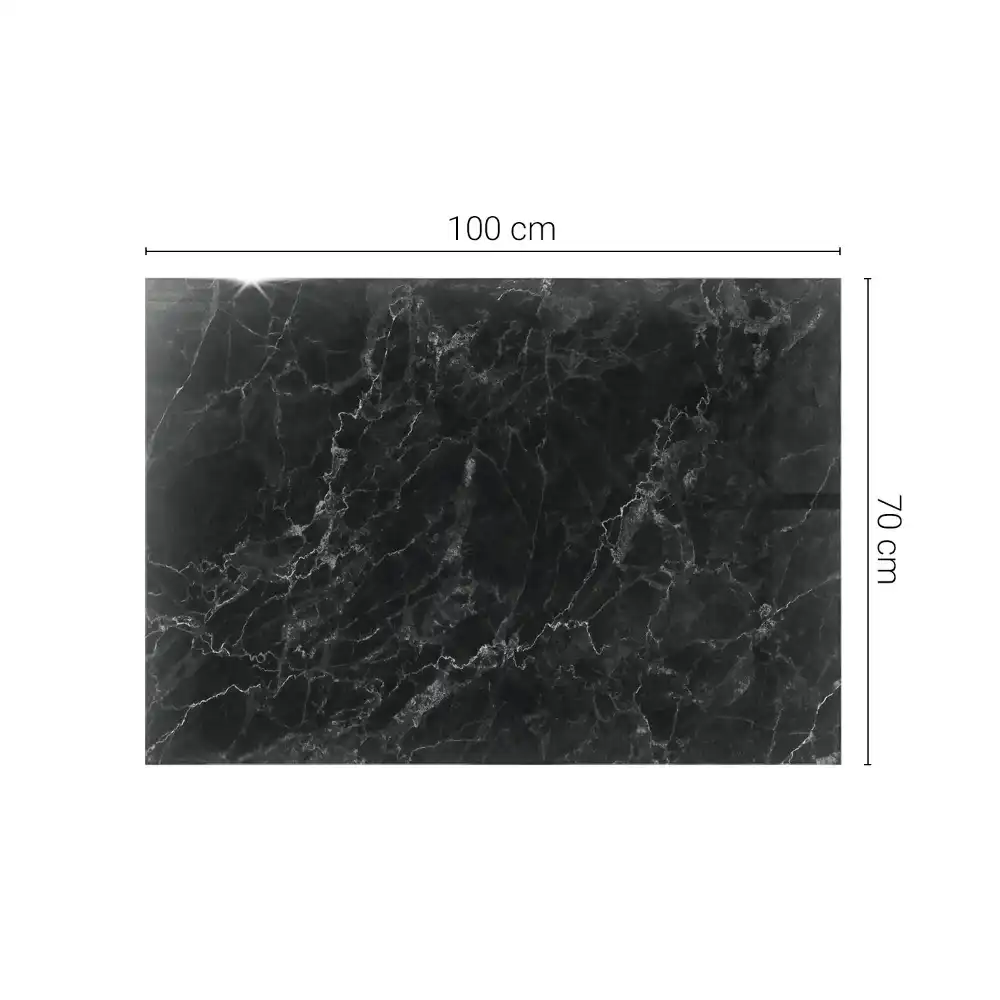 Plateau rectangulaire en marbre à veines délicates